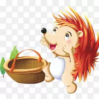 食物人类行为示意图-刺猬-空若网 食物人类行为示意图-刺猬-空若网