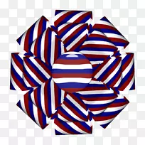 钴蓝对称线型线-空若网 钴蓝对称线型线-空若网