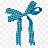缎带图标-蓝色格子缎带蝴蝶结-空若网 缎带图标-蓝色格子缎带蝴蝶结-空若网