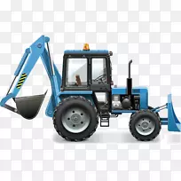 干草打包机拖拉机夹持艺术.推土机前后的工程机械-空若网 干草打包机拖拉机夹持艺术.推土机前后的工程机械-空若网