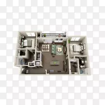 建筑物三维平面图-三维平面图-空若网 建筑物三维平面图-三维平面图-空若网