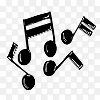 音乐音符摄影.黑色音符-空若网 音乐音符摄影.黑色音符-空若网