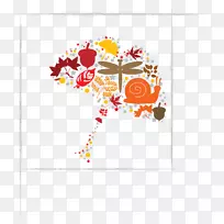 Adobe插图-蜗牛枫叶免费下载-空若网 Adobe插图-蜗牛枫叶免费下载-空若网