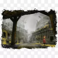 水彩画桌面壁纸树画-空若网 水彩画桌面壁纸树画-空若网