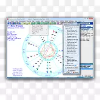 线点图.占星学方面-空若网 线点图.占星学方面-空若网