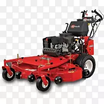 草坪割草机Exmark制造公司在割草机后面安装了草皮花园步道。-空若网 草坪割草机Exmark制造公司在割草机后面安装了草皮花园步道。-空若网