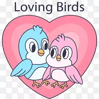 爱可爱的壁纸-粉红色浪漫爱情鸟-空若网 爱可爱的壁纸-粉红色浪漫爱情鸟-空若网