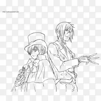 赛尔幻影蜂巢塞巴斯蒂安米切利斯黑色管家着色书线艺术-雅娜托波索-空若网 赛尔幻影蜂巢塞巴斯蒂安米切利斯黑色管家着色书线艺术-雅娜托波索-空若网