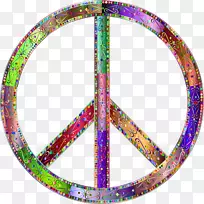 和平符号对称圆图案-圆-空若网 和平符号对称圆图案-圆-空若网