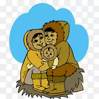 伊努伊特人爱斯基摩北极剪贴画-空若网 伊努伊特人爱斯基摩北极剪贴画-空若网