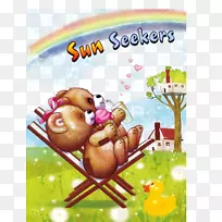 卡通食品动物插图-熊-空若网 卡通食品动物插图-熊-空若网