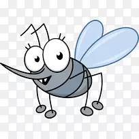 昆虫蝴蝶卡通-卡通蚊子-空若网 昆虫蝴蝶卡通-卡通蚊子-空若网