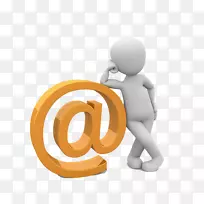 电子邮件地址在签名互联网插图-一个三维反派-空若网 电子邮件地址在签名互联网插图-一个三维反派-空若网