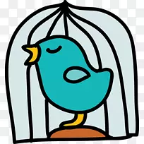 鸟笼动画剪辑艺术-鸟笼中的鸟-空若网 鸟笼动画剪辑艺术-鸟笼中的鸟-空若网