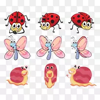 昆虫蝴蝶动画剪辑艺术-卡通昆虫收藏-空若网 昆虫蝴蝶动画剪辑艺术-卡通昆虫收藏-空若网
