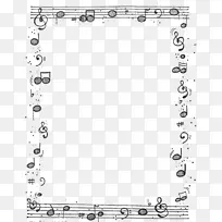 音乐音符、画框摄影.边框音符-空若网 音乐音符、画框摄影.边框音符-空若网