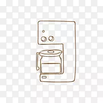 咖啡杯咖啡机.手绘咖啡机-空若网 咖啡杯咖啡机.手绘咖啡机-空若网