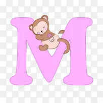 手指粉红m剪贴画线-空若网 手指粉红m剪贴画线-空若网