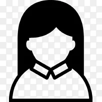 电脑图标女用户剪贴画-空若网 电脑图标女用户剪贴画-空若网