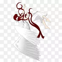 手指卡通肩部字体天使-空若网 手指卡通肩部字体天使-空若网