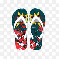 拖鞋电动蓝色字体-空若网 拖鞋电动蓝色字体-空若网