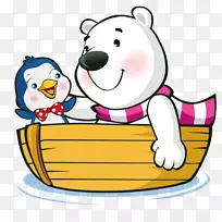 iphone 4高清电视壁纸北极熊和企鹅-空若网 iphone 4高清电视壁纸北极熊和企鹅-空若网