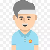 运动电脑图标网球运动员-空若网 运动电脑图标网球运动员-空若网