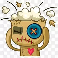 贴纸巫毒娃娃西非伏敦电报娃娃-空若网 贴纸巫毒娃娃西非伏敦电报娃娃-空若网