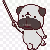 帕格插画鼻子-狗虱-空若网 帕格插画鼻子-狗虱-空若网