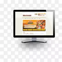电脑显示器显示广告多媒体设计-空若网 电脑显示器显示广告多媒体设计-空若网