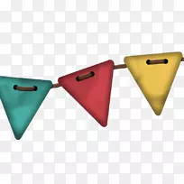 三角旗串-空若网 三角旗串-空若网