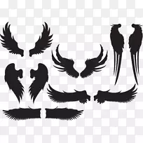 剪影-创意翅膀收藏-空若网 剪影-创意翅膀收藏-空若网