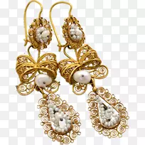 珍珠耳环体首饰.珠宝-空若网 珍珠耳环体首饰.珠宝-空若网