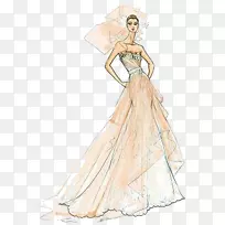 服装时尚插画素描-女性-空若网 服装时尚插画素描-女性-空若网