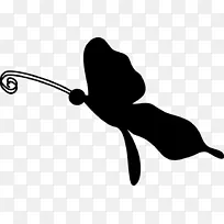 昆虫剪影授粉器白色剪贴画昆虫-空若网 昆虫剪影授粉器白色剪贴画昆虫-空若网