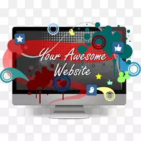 海马亚科技平面设计网页设计-空若网 海马亚科技平面设计网页设计-空若网