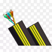 电缆地板黑色和黄色聚氯乙烯电线电缆-空若网 电缆地板黑色和黄色聚氯乙烯电线电缆-空若网