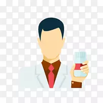 医生药剂师图标-载体男性医生材料-空若网 医生药剂师图标-载体男性医生材料-空若网