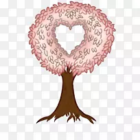 圣诞树心夹艺术树-空若网 圣诞树心夹艺术树-空若网