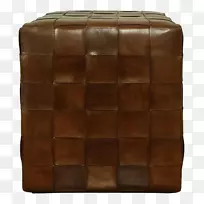 脚休息棕色焦糖色皮革长方形-空若网 脚休息棕色焦糖色皮革长方形-空若网