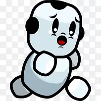 鼻子狗白字夹艺术狗-空若网 鼻子狗白字夹艺术狗-空若网