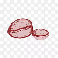 胡桃剪贴画.简单的大脑-空若网 胡桃剪贴画.简单的大脑-空若网