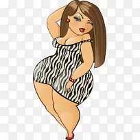 卡通女性插图-时尚女性-空若网 卡通女性插图-时尚女性-空若网