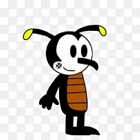 昆虫卡通剪贴画-粪甲虫-空若网 昆虫卡通剪贴画-粪甲虫-空若网