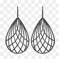 耳环体珠宝银线-银-空若网 耳环体珠宝银线-银-空若网