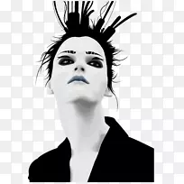 黑白时尚女性载体-空若网 黑白时尚女性载体-空若网