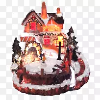 生日蛋糕巧克力蛋糕姜饼屋蛋糕装饰圣诞装饰品-圣诞小镇-空若网 生日蛋糕巧克力蛋糕姜饼屋蛋糕装饰圣诞装饰品-圣诞小镇-空若网