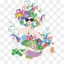 海报插图-妇女节日材料-空若网 海报插图-妇女节日材料-空若网