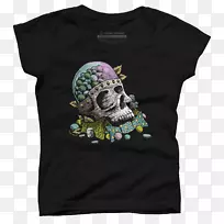 T恤袖头骨字体T恤-空若网 T恤袖头骨字体T恤-空若网