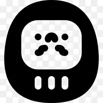 鼻子白色黑色m形剪贴画-空若网 鼻子白色黑色m形剪贴画-空若网